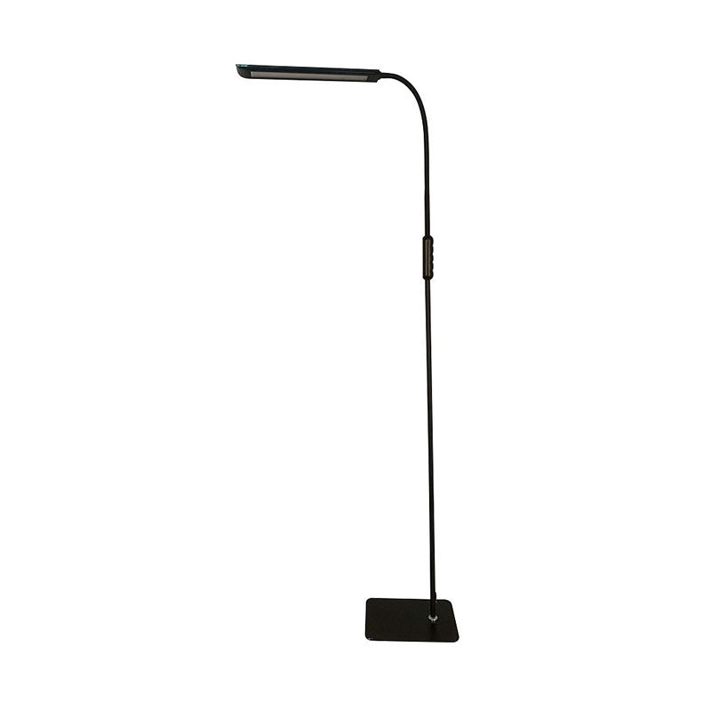 Modern Linear Floor Lamp 1 Light Wrought Iron Floor Light for Living Room