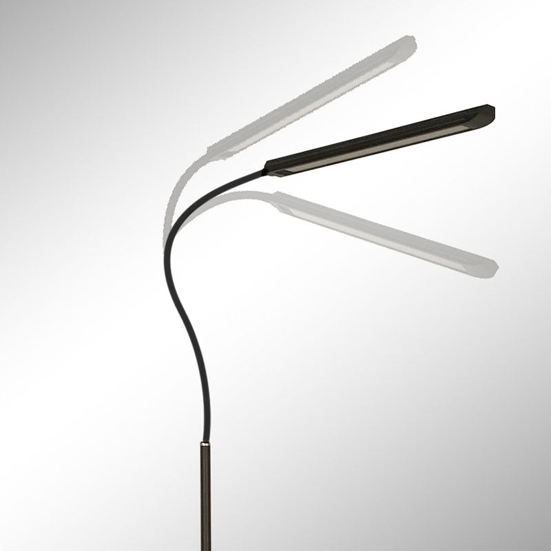 Modern Linear Floor Lamp 1 Light Wrought Iron Floor Light for Living Room