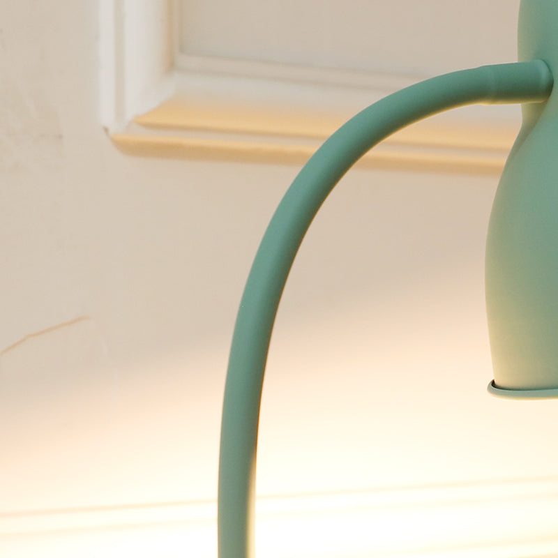 Macaron Bell Taak Vloer Lamp Metal 1-Licht kinderkamer Standaard Licht