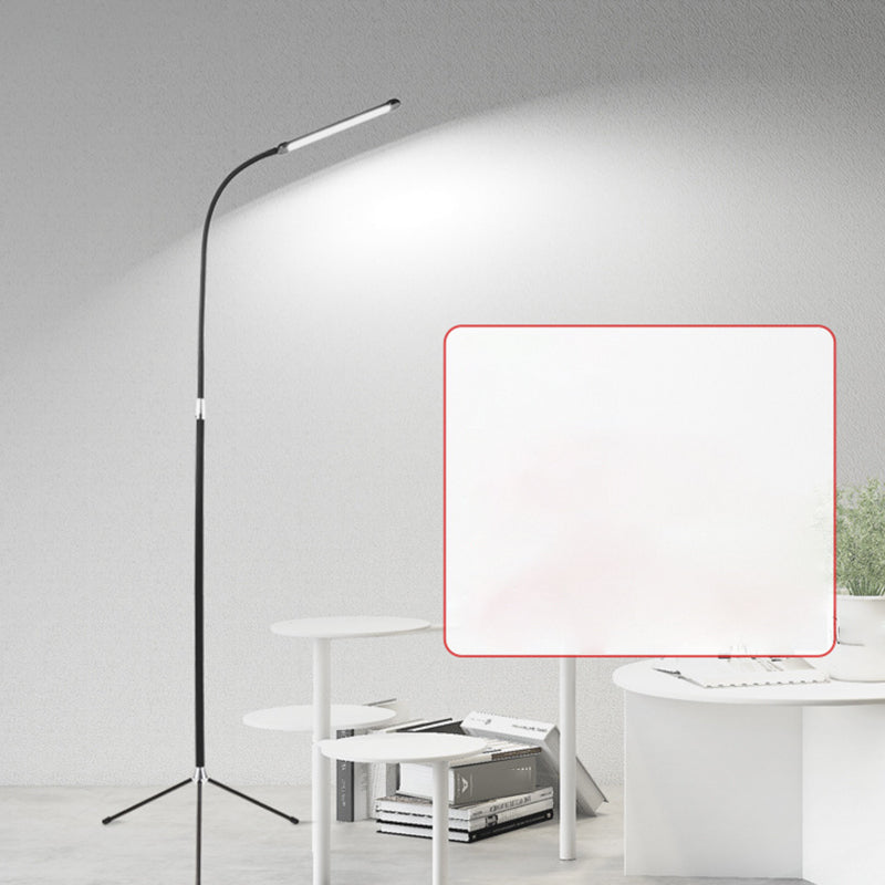 Minimalism Floor Lamp 1-Light LED Metal Linear Floor Light for Living Room