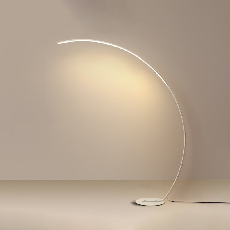 Lineare 1 leichte LED -Bodenleuchte nordische moderne Standardlampe für Wohnzimmer