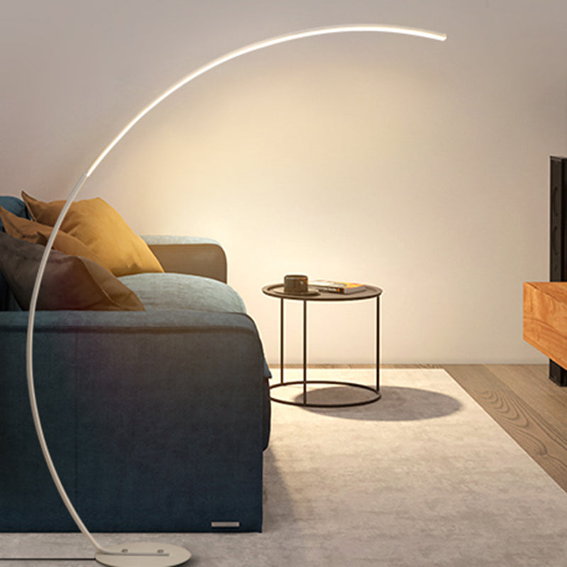 Lineare 1 leichte LED -Bodenleuchte nordische moderne Standardlampe für Wohnzimmer