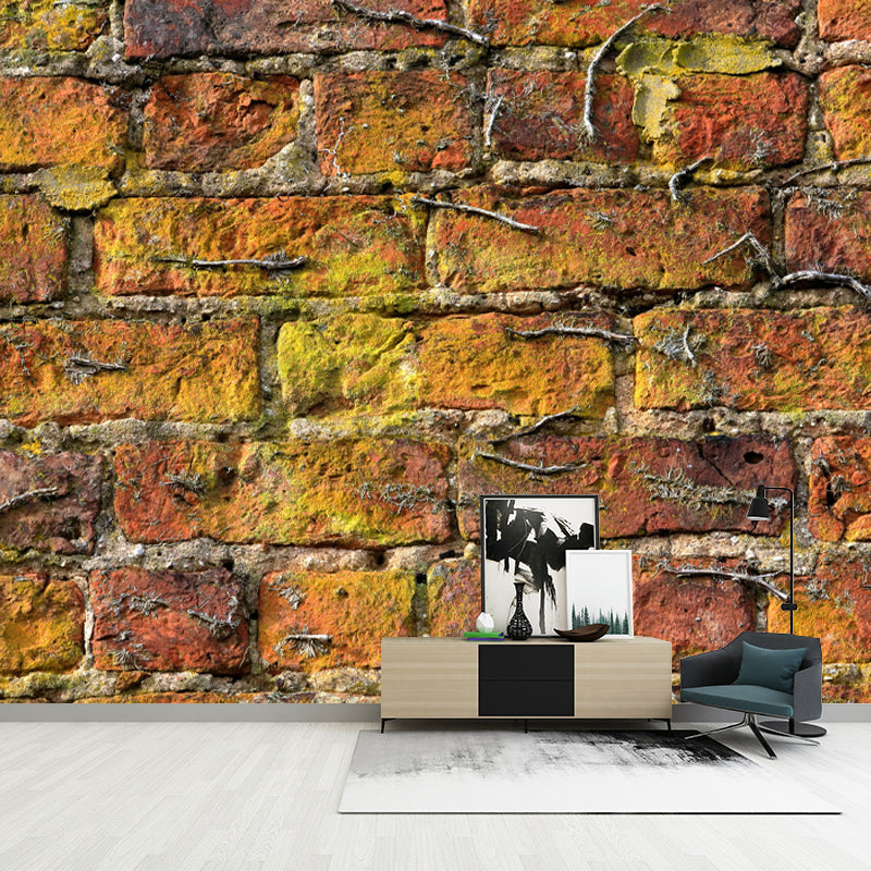 Customized Eco-friendly Wall Mural Industrial Brick Wall Pattern Wall Covering