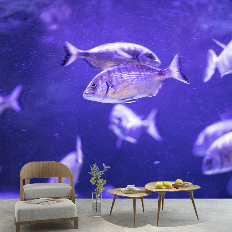 Undersea World Wall Decor for Living Room Sleeping Room, Moisture Resistant