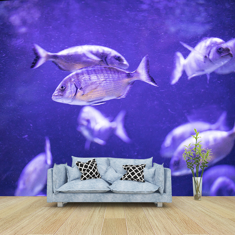 Undersea World Wall Decor for Living Room Sleeping Room, Moisture Resistant