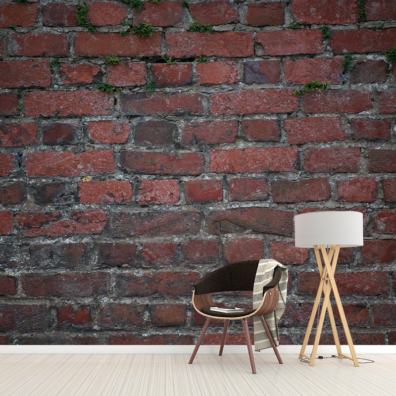 Moisture Resistant Wall Mural Brick Removable Wallpaper for Living Room Decor