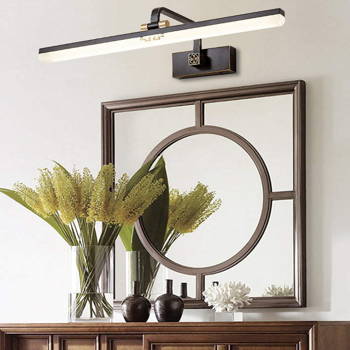 Simplicity Farmhouse Wall Lighting Mirror LED Lamp Metallic Sconce Lighting for Bathroom