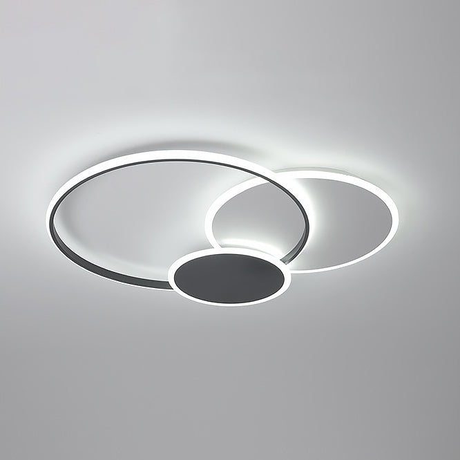 Cirkels inbouwlamp minimalistische stijl metalen LED-plafondlamp