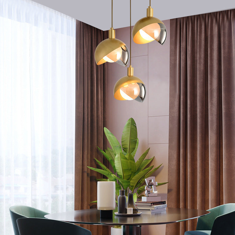 1 hoofd plafond hanglamp postmodern metalen plafondlicht voor eetkamer slaapkamer