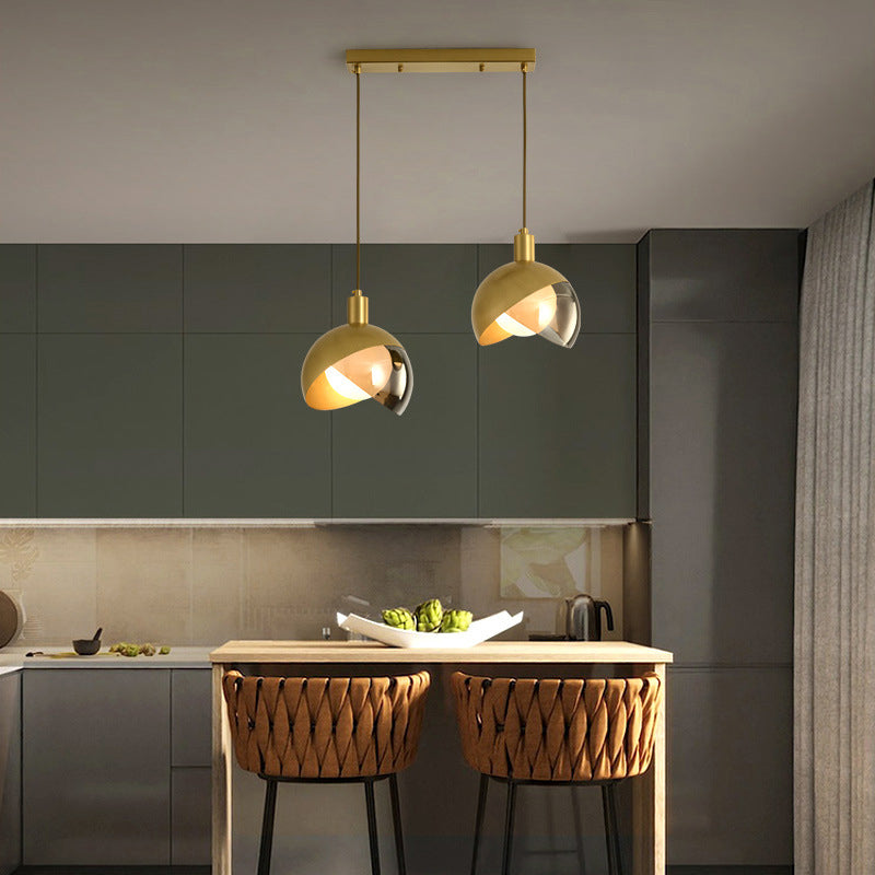 1 hoofd plafond hanglamp postmodern metalen plafondlicht voor eetkamer slaapkamer