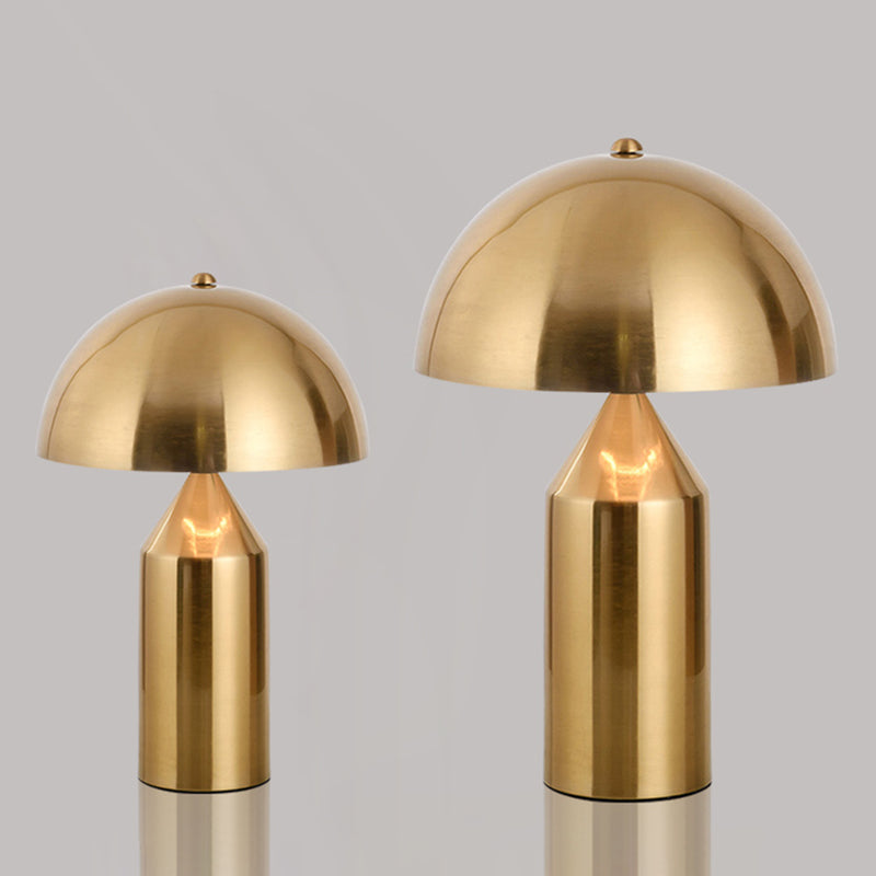 Metal Mushroom-Look Table Light Simplicity Style Nights and Lamp for Bedroom