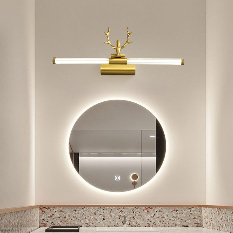 Stylish Postmodern deer horn Lighting with Metal and Acrylic for Bathroom Washing Room