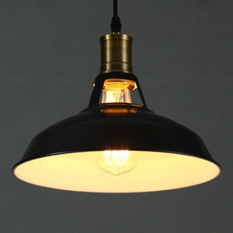 1 Light Barn Ceiling Pendant Creative Industrial Style Metal Pendant for Restaurant