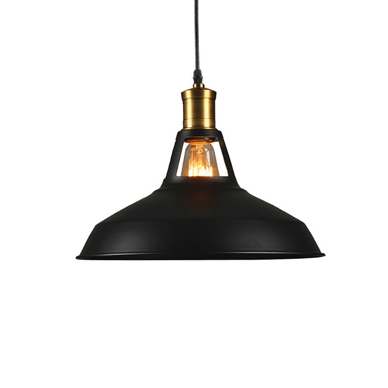 1 Light Barn Ceiling Pendant Creative Industrial Style Metal Pendant for Restaurant