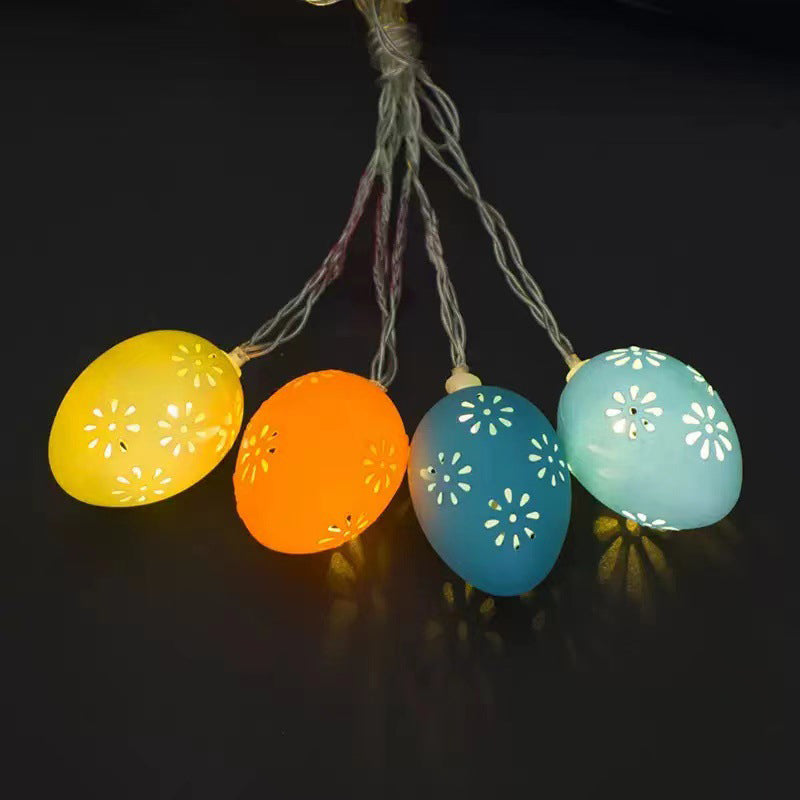 Battery Powered Easter Egg String Lamp Artistic Plastic Bedroom Festive Light