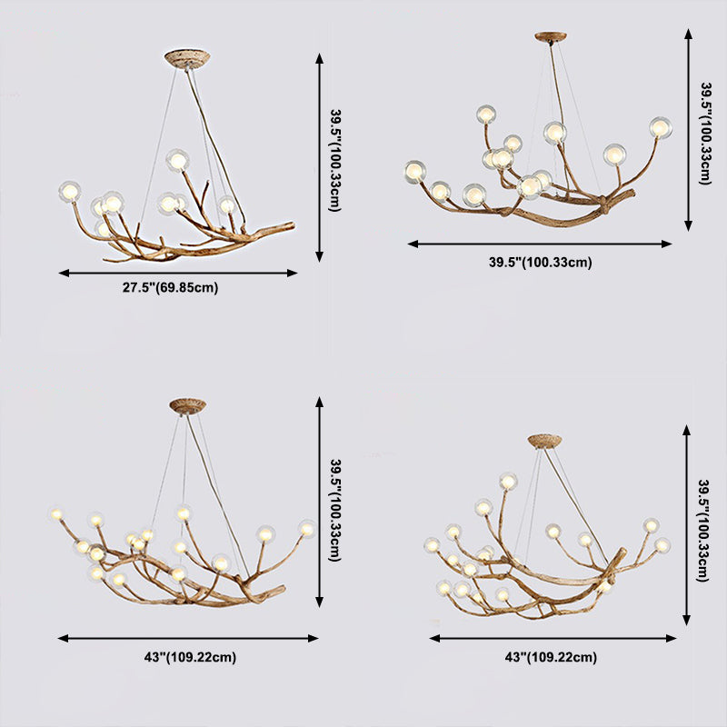 Luminaire de lustre de branche