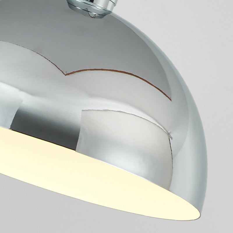 Magazijnstijl Bowl schaduw Hanglamp 1 Kop metalen Hanglicht met beweegbaar ontwerp