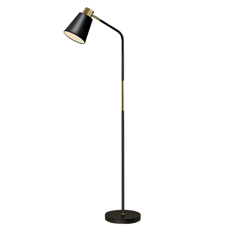 Makkaronfarbe verjüngter Stehlampe Minimalist 1 Glühmetallbodenlicht für Wohnzimmer