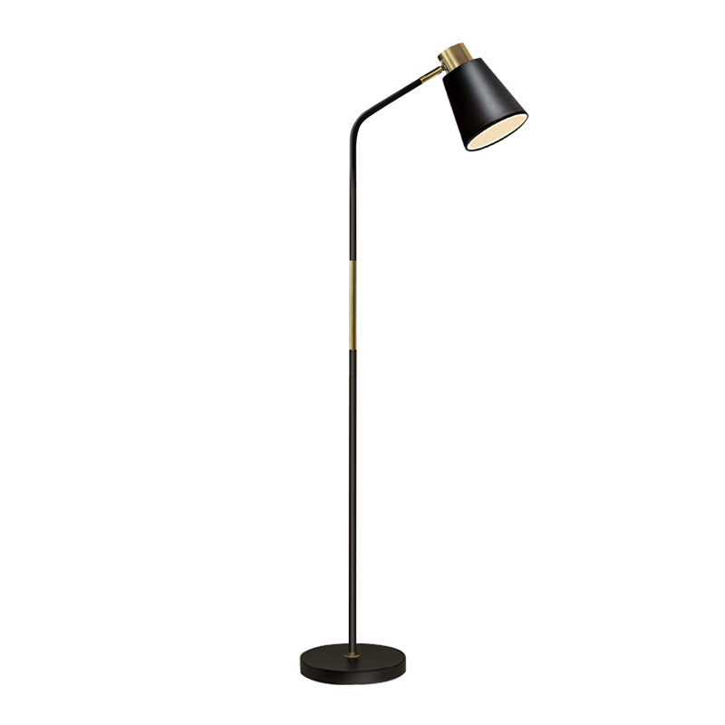 Makkaronfarbe verjüngter Stehlampe Minimalist 1 Glühmetallbodenlicht für Wohnzimmer