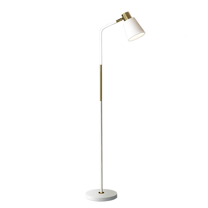 Makkaronfarbe verjüngter Stehlampe Minimalist 1 Glühmetallbodenlicht für Wohnzimmer