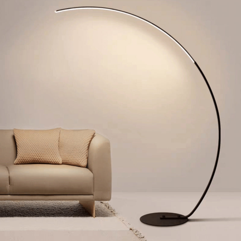 C -vormige woonkamer vloer lamp metalen minimalistische stijl LED staand licht