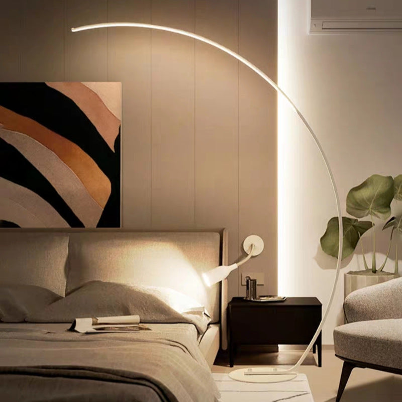 C -vormige woonkamer vloer lamp metalen minimalistische stijl LED staand licht