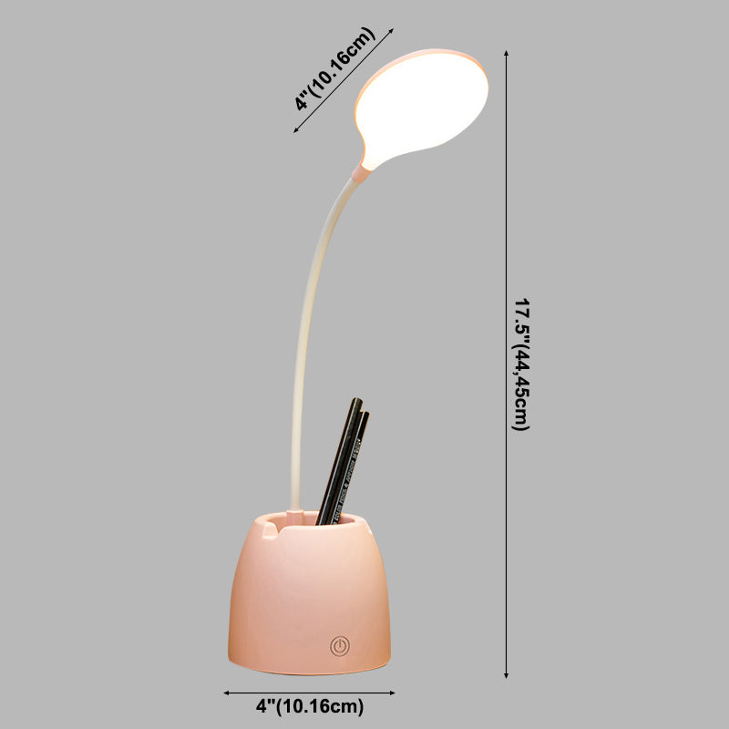 Lámpara de mesa LED de estilo simple característica para el estudio de dormitorio para la lectura de aprendizaje