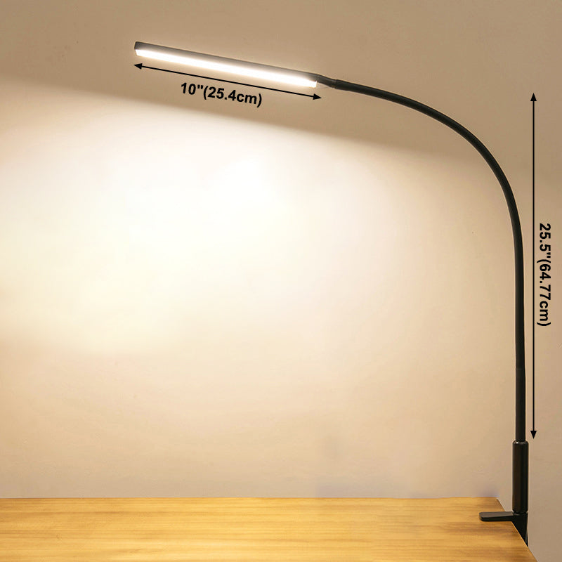 USB Table Lamp with Clamp-on, Metal and Plastic  Table Light for Bedroom