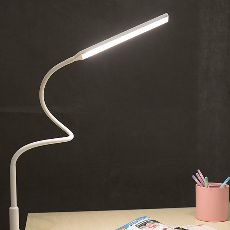 USB Table Lamp with Clamp-on, Metal and Plastic  Table Light for Bedroom