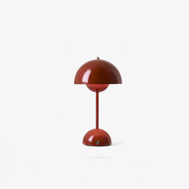 Macaroon Dome Shade Table Lamp, Simple Metal Table Light with An On/Off Switch