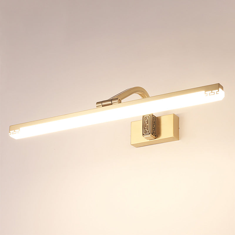 Contemporary Minimalist Vanity Light Fixtures with Glass Shade for Bathroom Washing Room