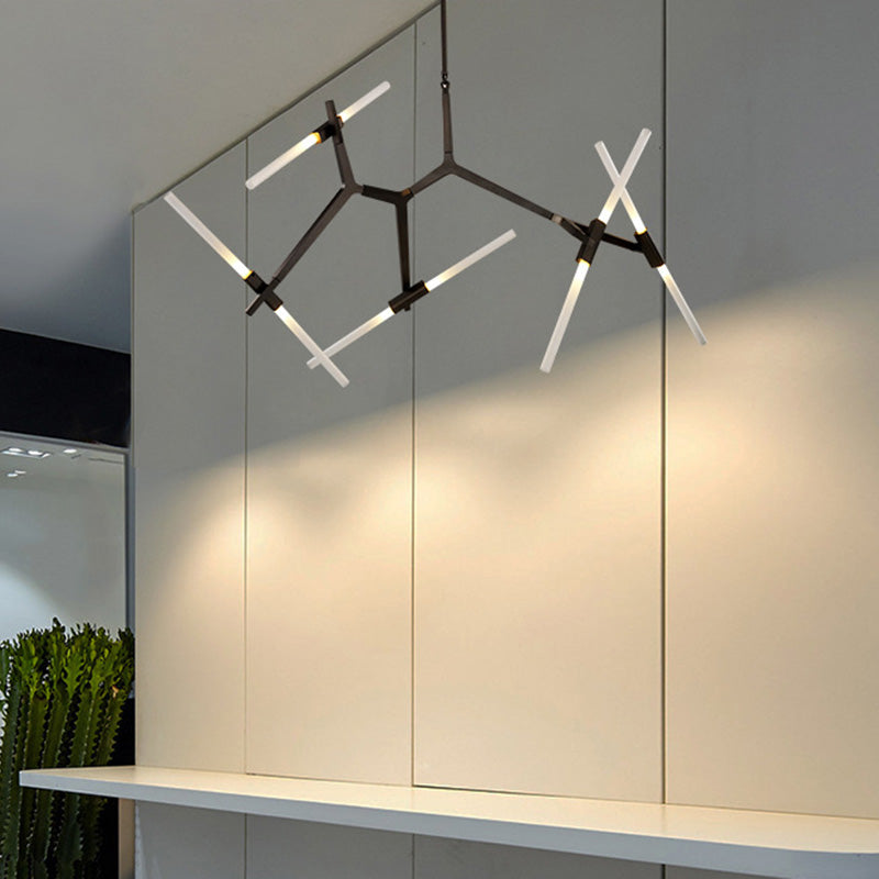 Contemporary Multi-light LED Lamp Ceiling Hanging Light Modern Geometric Ceiling Light