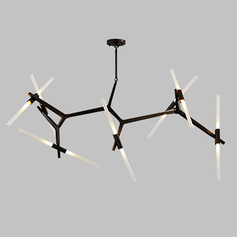 Contemporary Multi-light LED Lamp Ceiling Hanging Light Modern Geometric Ceiling Light