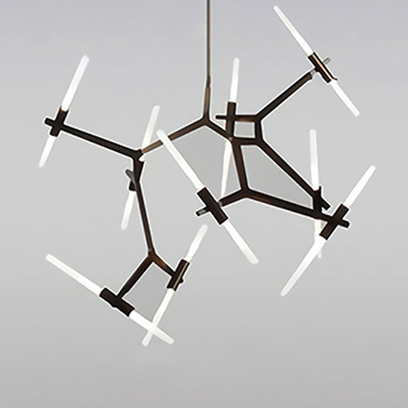 Contemporary Multi-light LED Lamp Ceiling Hanging Light Modern Geometric Ceiling Light