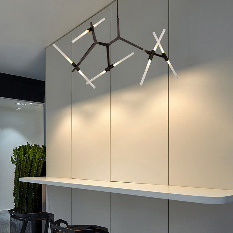 Contemporary Multi-light LED Lamp Ceiling Hanging Light Modern Geometric Ceiling Light