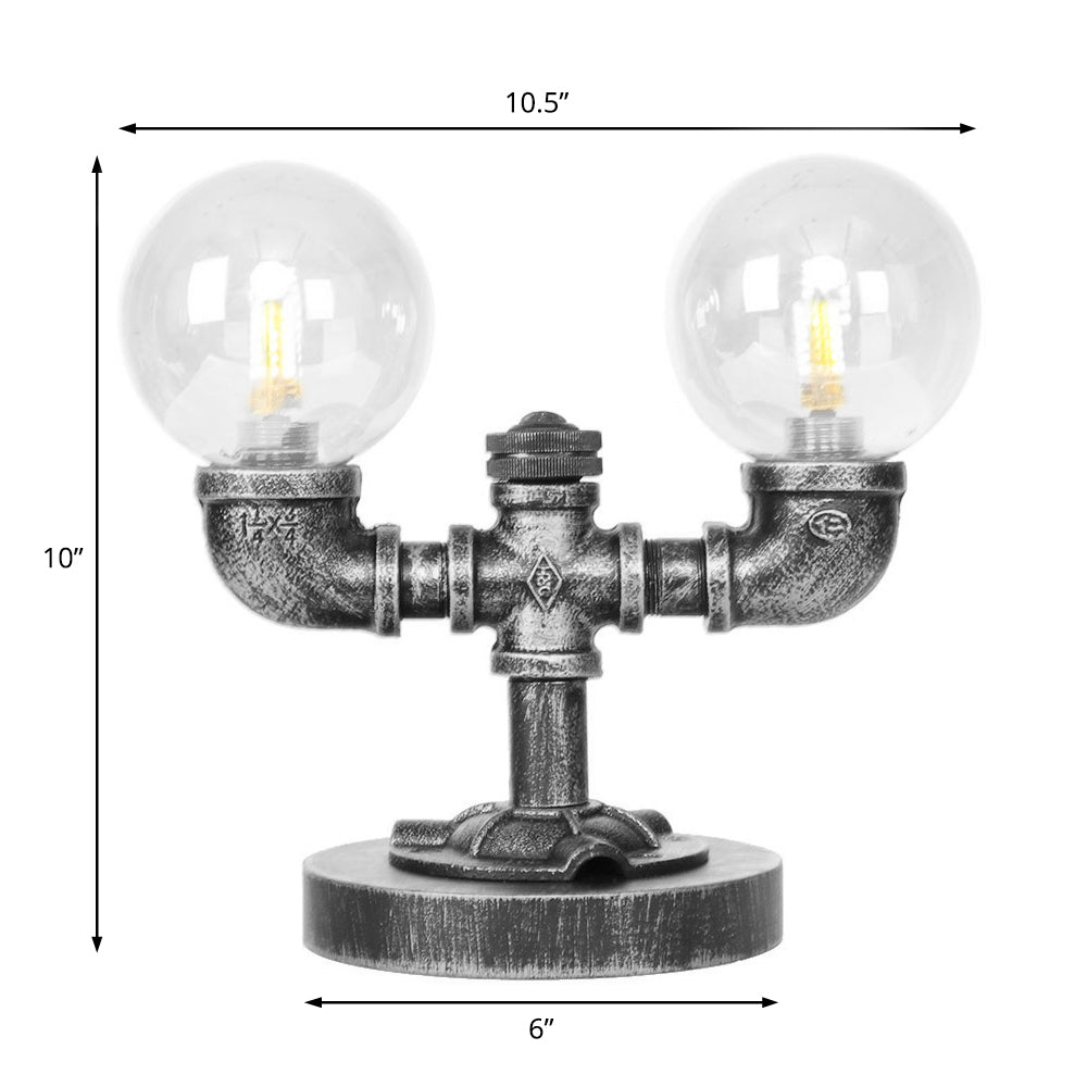 Lampe de bureau rond industrielle 2/3