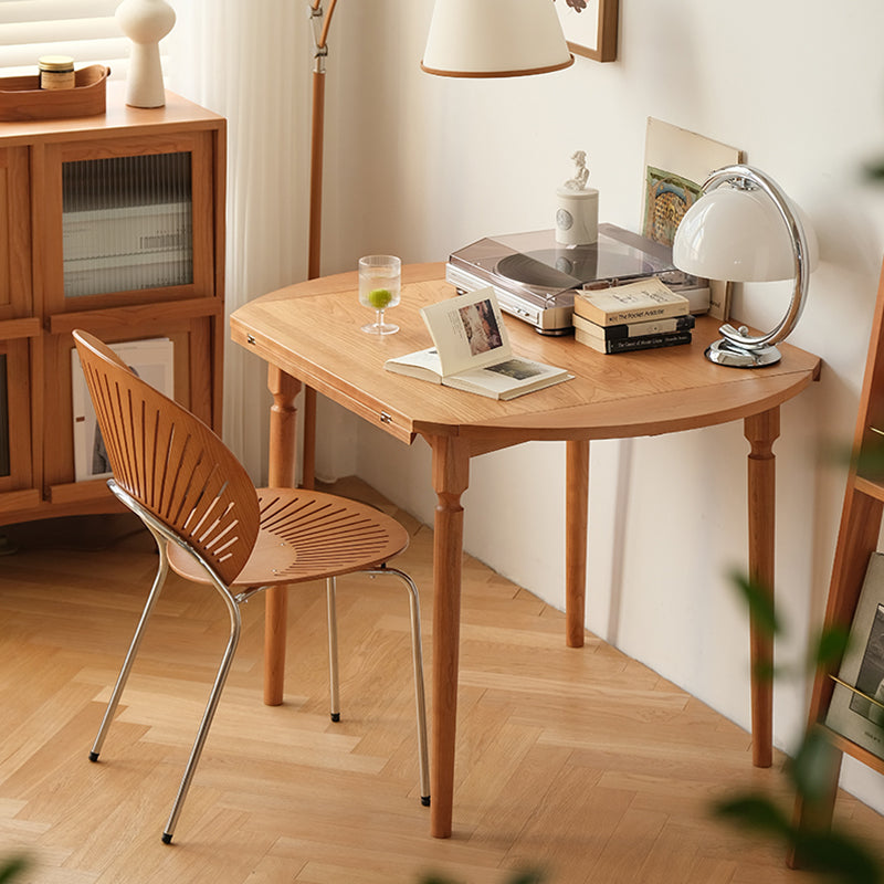 Tavolo da pranzo rotondo per dinette semplicità stile in legno massimo 4 piedi mobili per la casa