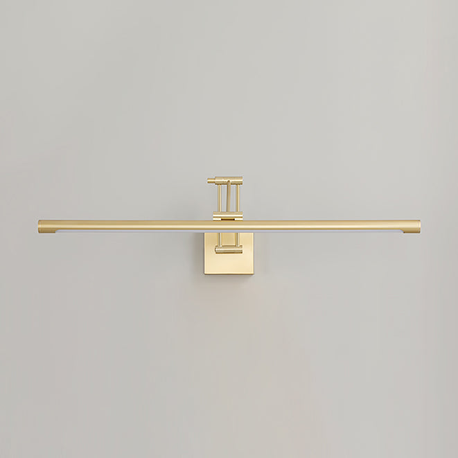 Modern Simplicity Gold Frame Lighting Fixture for Bathroom Powder Room Washroon