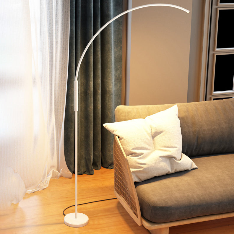 Metal Fishing Rod Standing Floor Light Nordic LED Linear Floor Lamp for Bedroom