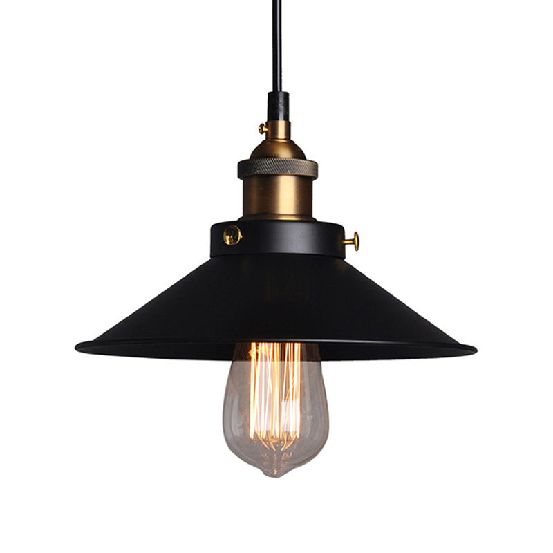 1 Light Cone Ceiling Pendant Creative Industrial Style Metal Pendant for Restaurant