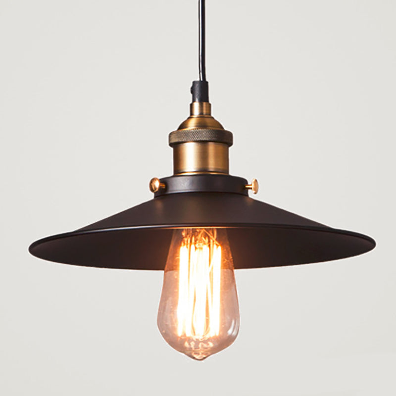 1 Light Cone Ceiling Pendant Creative Industrial Style Metal Pendant for Restaurant