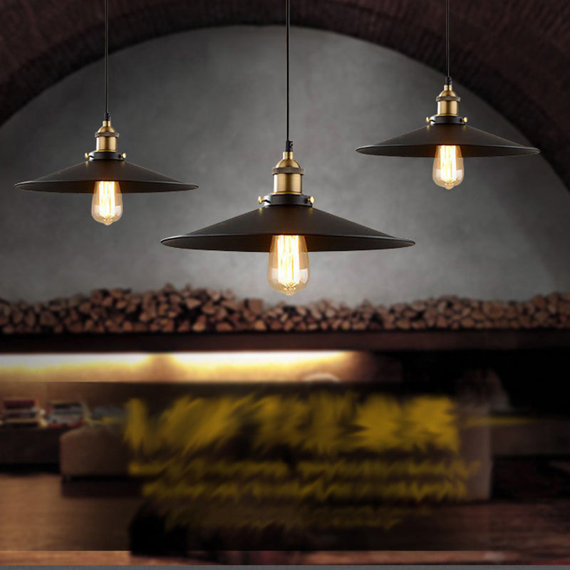 1 Light Cone Ceiling Pendant Creative Industrial Style Metal Pendant for Restaurant