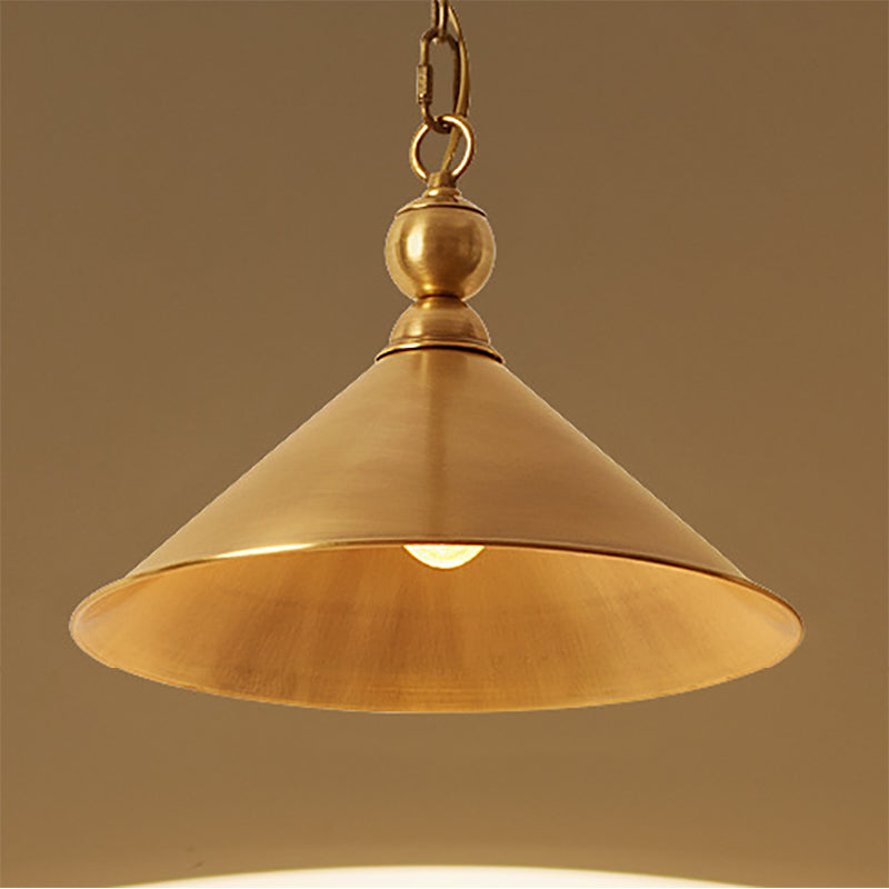 1 Light Cone Ceiling Pendant Creative Industrial Style Metal Pendant for Restaurant