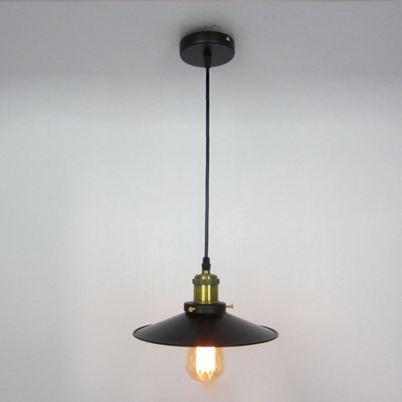 1 Light Cone Ceiling Pendant Creative Industrial Style Metal Pendant for Restaurant