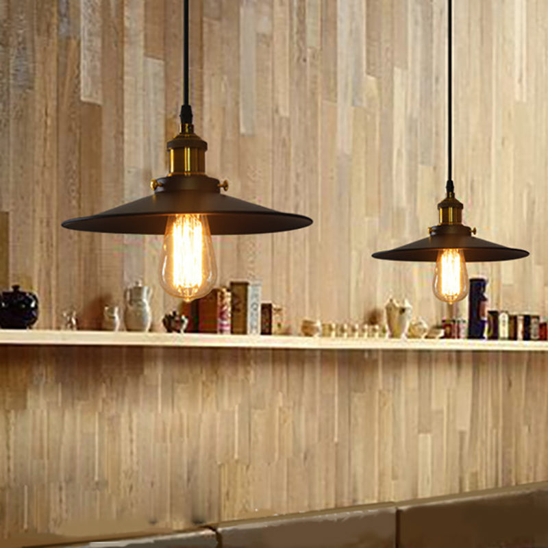 1 Light Cone Ceiling Pendant Creative Industrial Style Metal Pendant for Restaurant