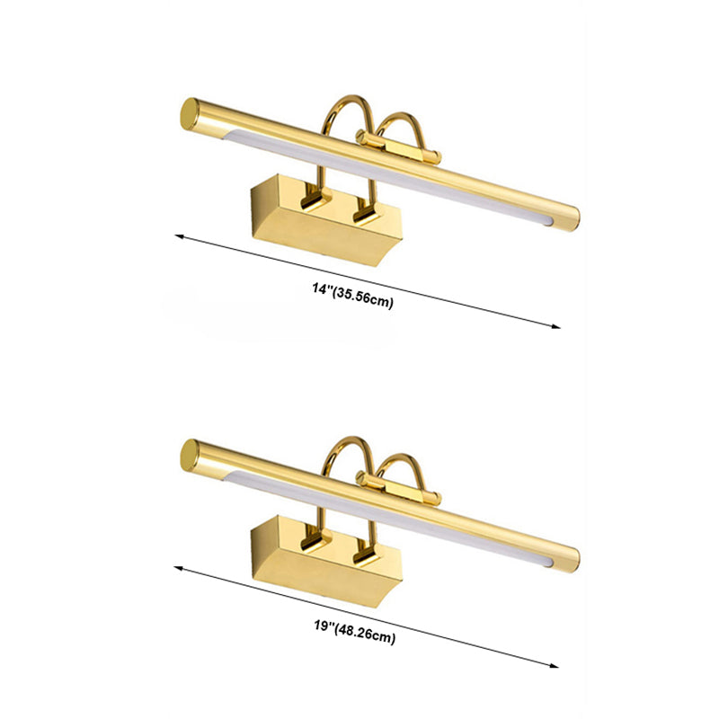 Lámparas de pared de metal de una blubia posmoderna de pared para la pared de una blubación para la sala de lavado del baño