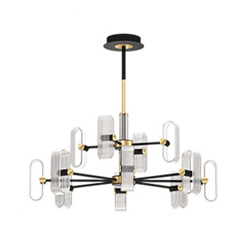 Plafonnage LED 1/2 Tier Light Light Modern Chandelier Lighting