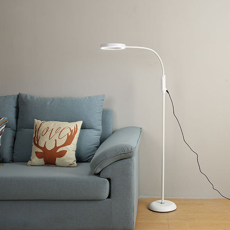 Loop Shaped Living Room Standing Lamp Acrylic LED Minimalist Floor Reading Light