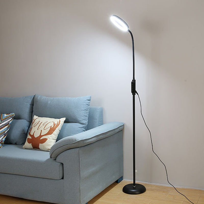 Lusvormige woonkamer staande lamp acryl LED minimalistisch vloerleeslicht