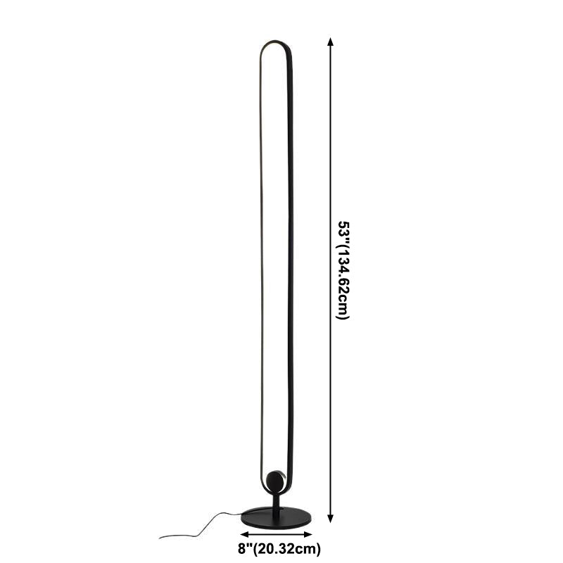 Aluminium OBLONCH lampe debout simplicité LED PLANCHE LED pour le salon